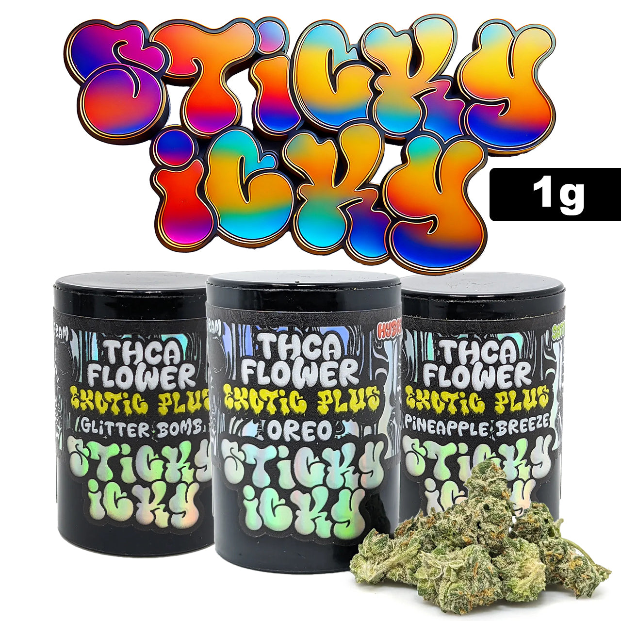 Sticky Icky - THCA Flower 1g - All Tiers Sticky Icky - THCA Flower 1g - All Tiers